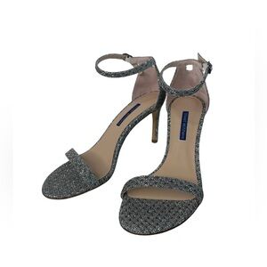 NWOT Stuart Weitzman stiletto silver heels size‎ 9.5
